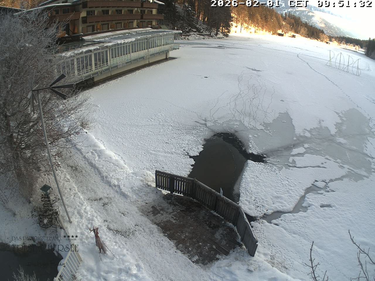 Archiv Foto Webcam Blick über den Tristachersee