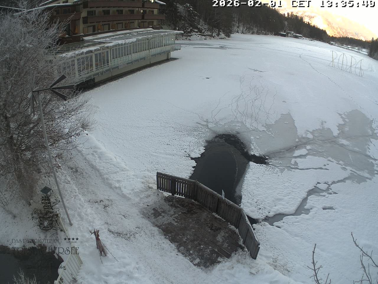 Archiv Foto Webcam Blick über den Tristachersee