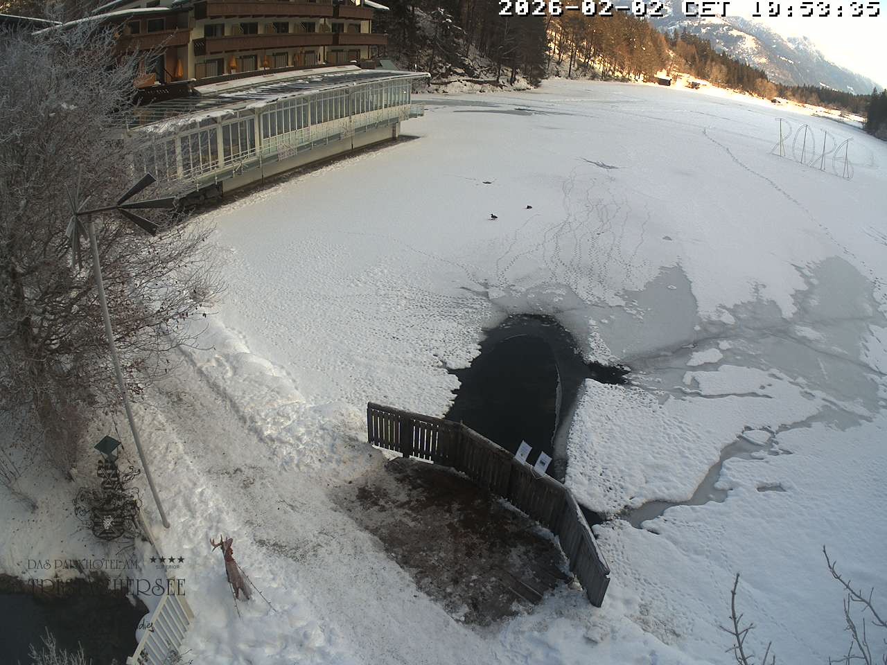 Archiv Foto Webcam Blick über den Tristachersee