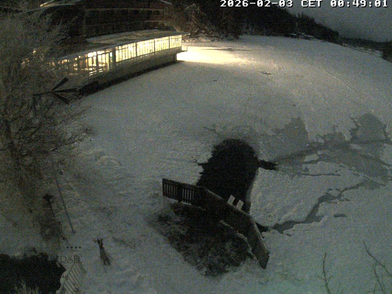 Archiv Foto Webcam Blick über den Tristachersee