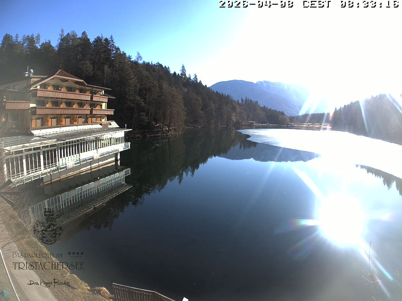 Archiv Foto Webcam Blick über den Tristachersee