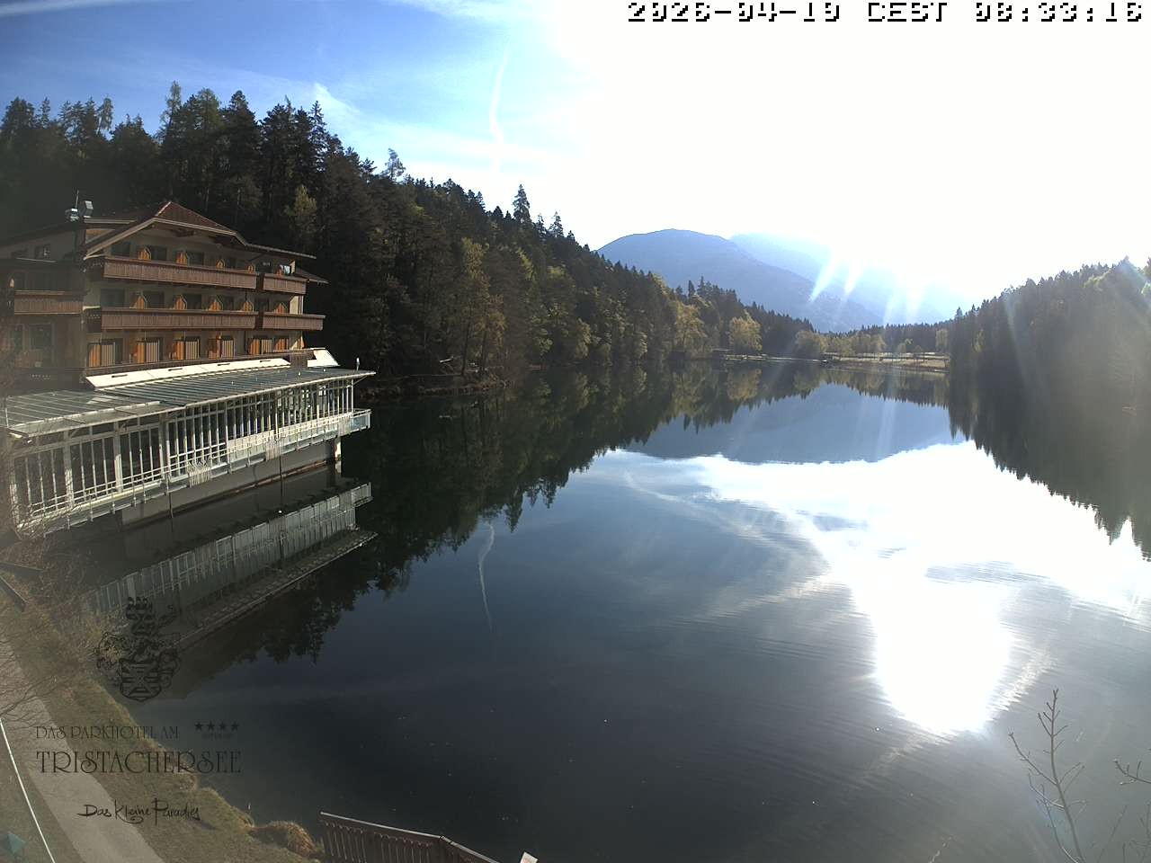 Archiv Foto Webcam Blick über den Tristachersee