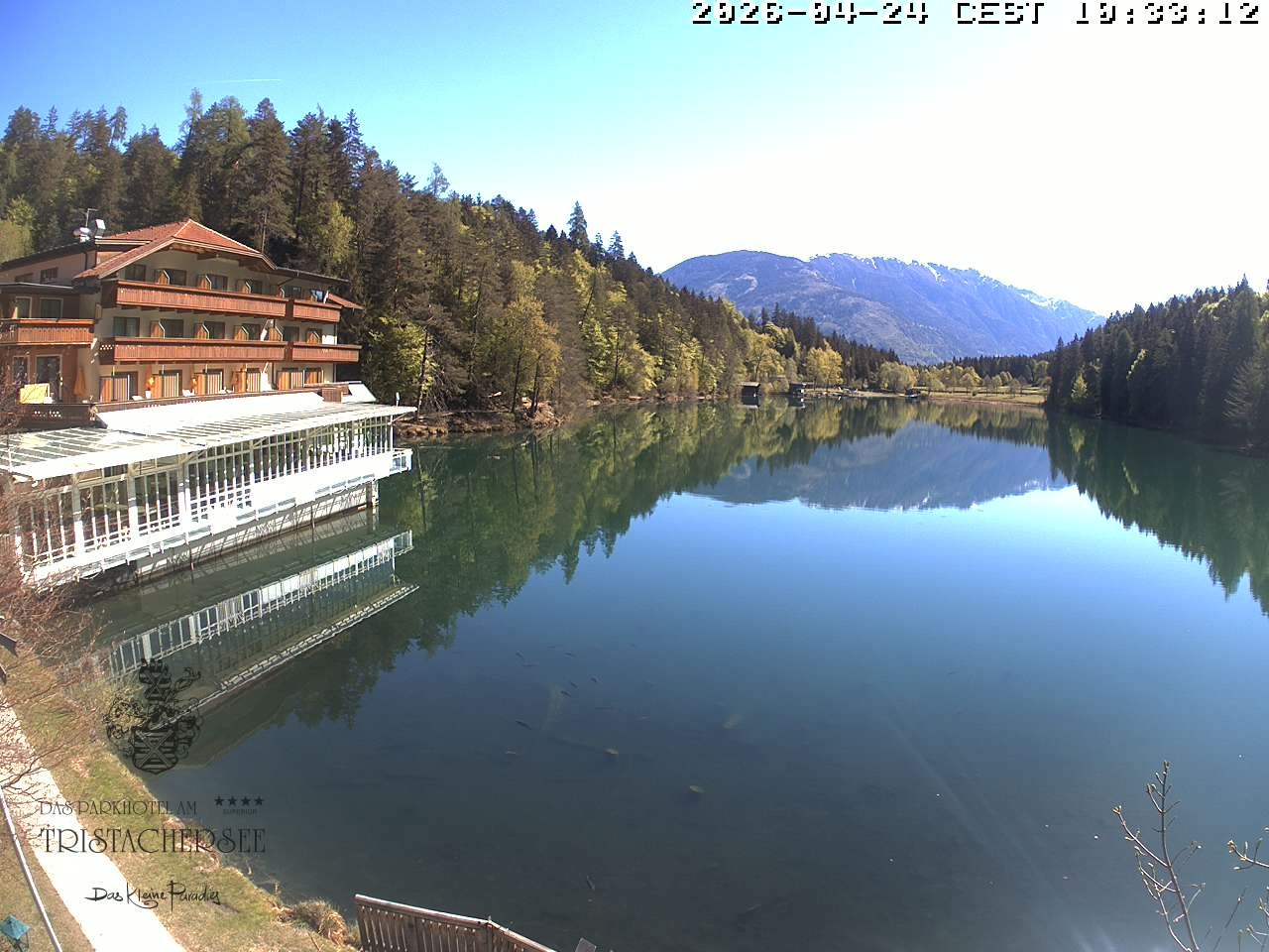 Archiv Foto Webcam Blick über den Tristachersee