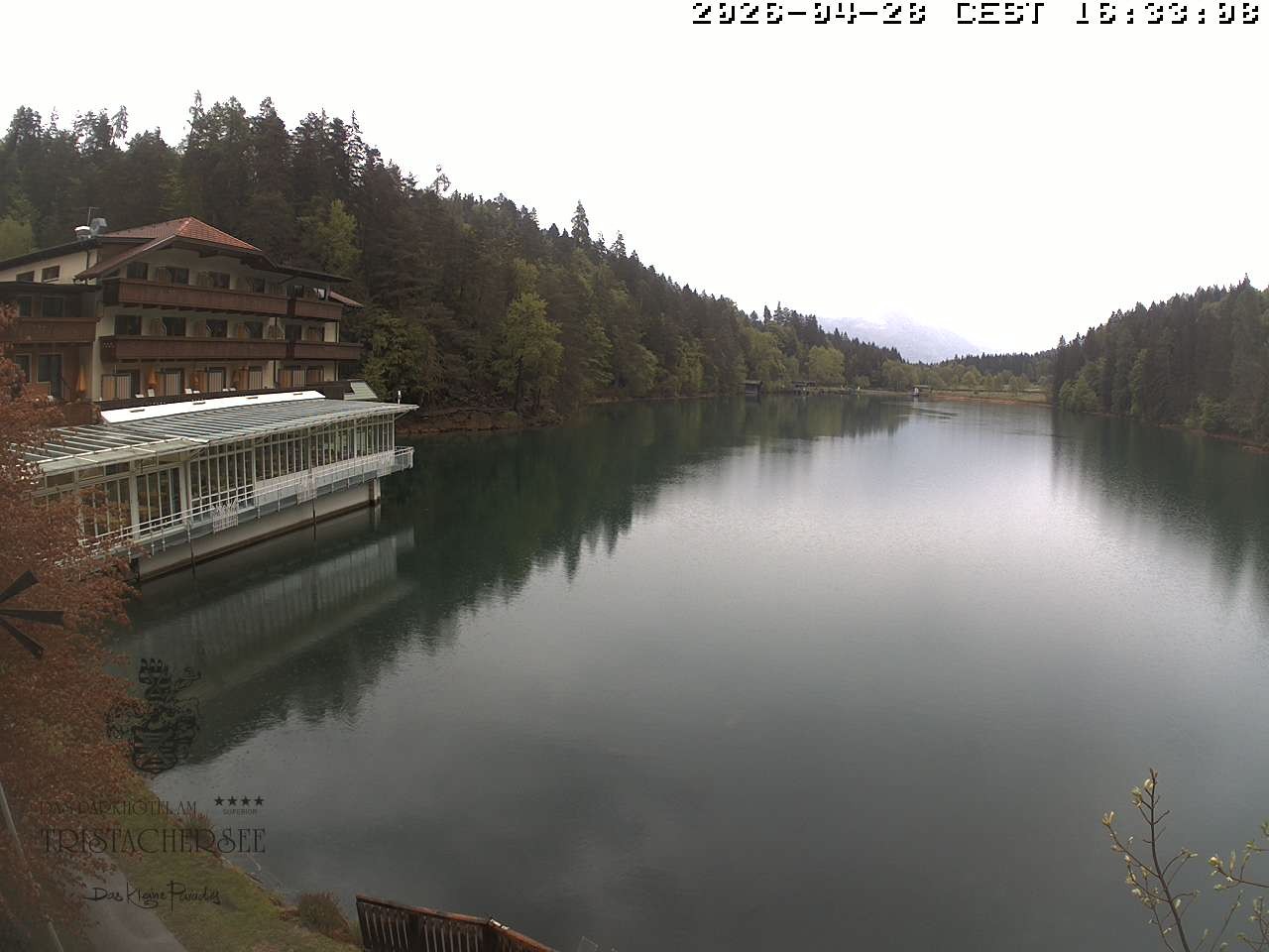 Archiv Foto Webcam Blick über den Tristachersee