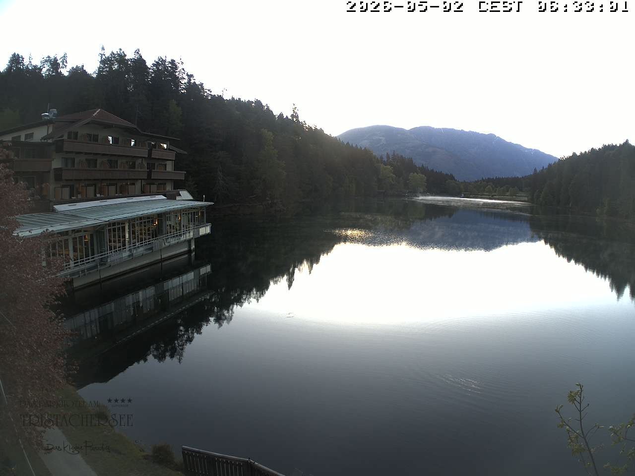 Archiv Foto Webcam Blick über den Tristachersee