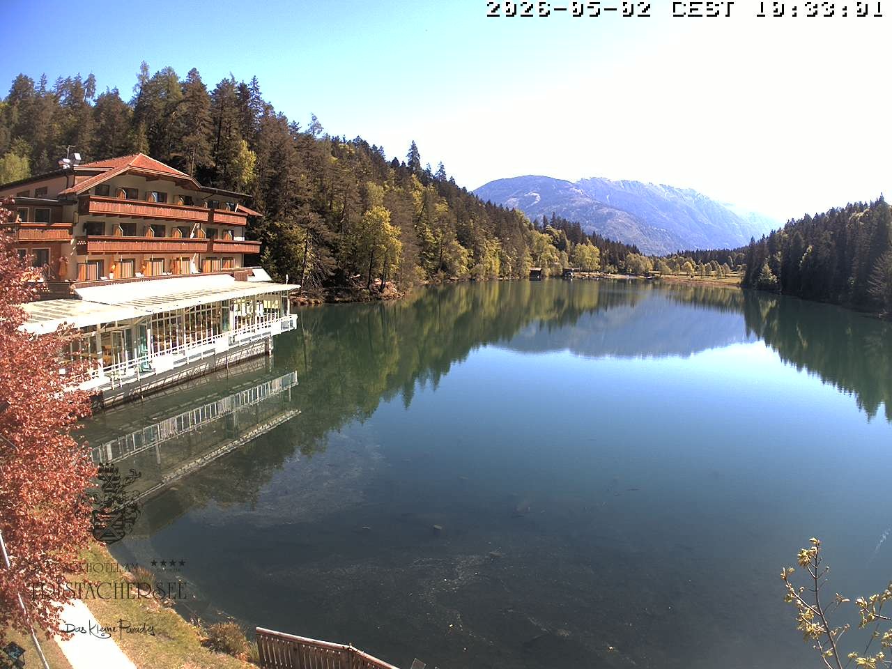 Archiv Foto Webcam Blick über den Tristachersee