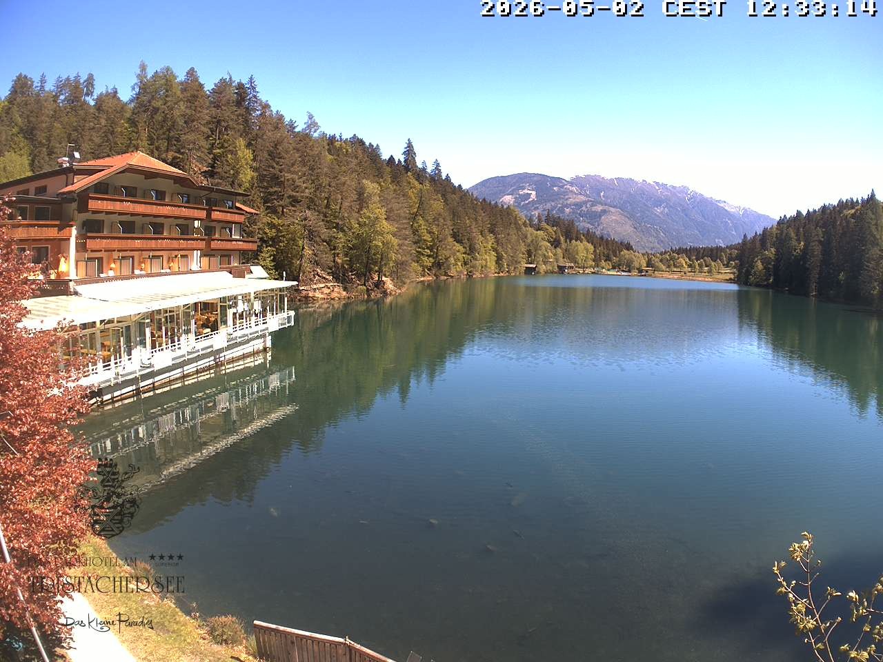 Archiv Foto Webcam Blick über den Tristachersee