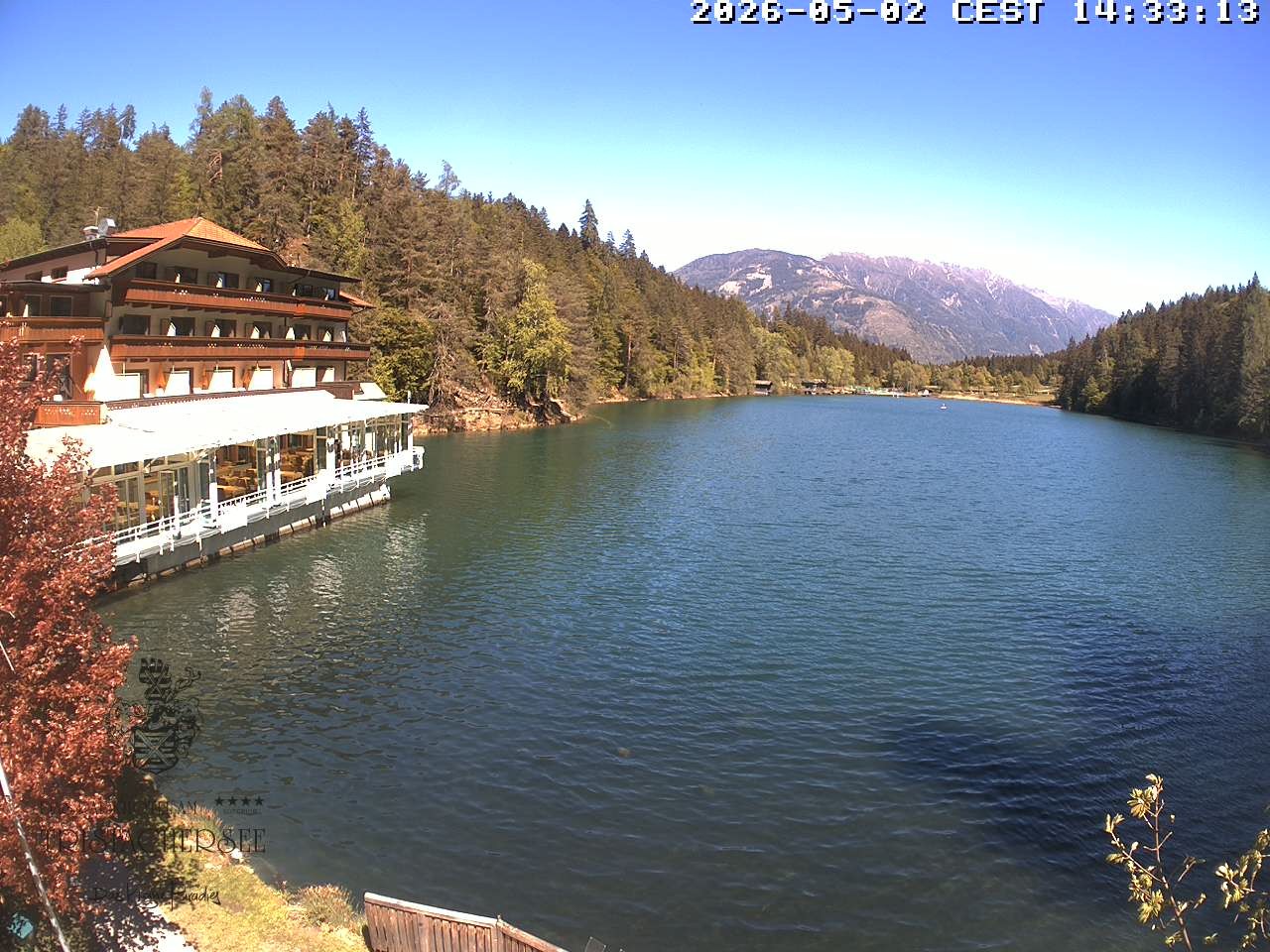 Archiv Foto Webcam Blick über den Tristachersee