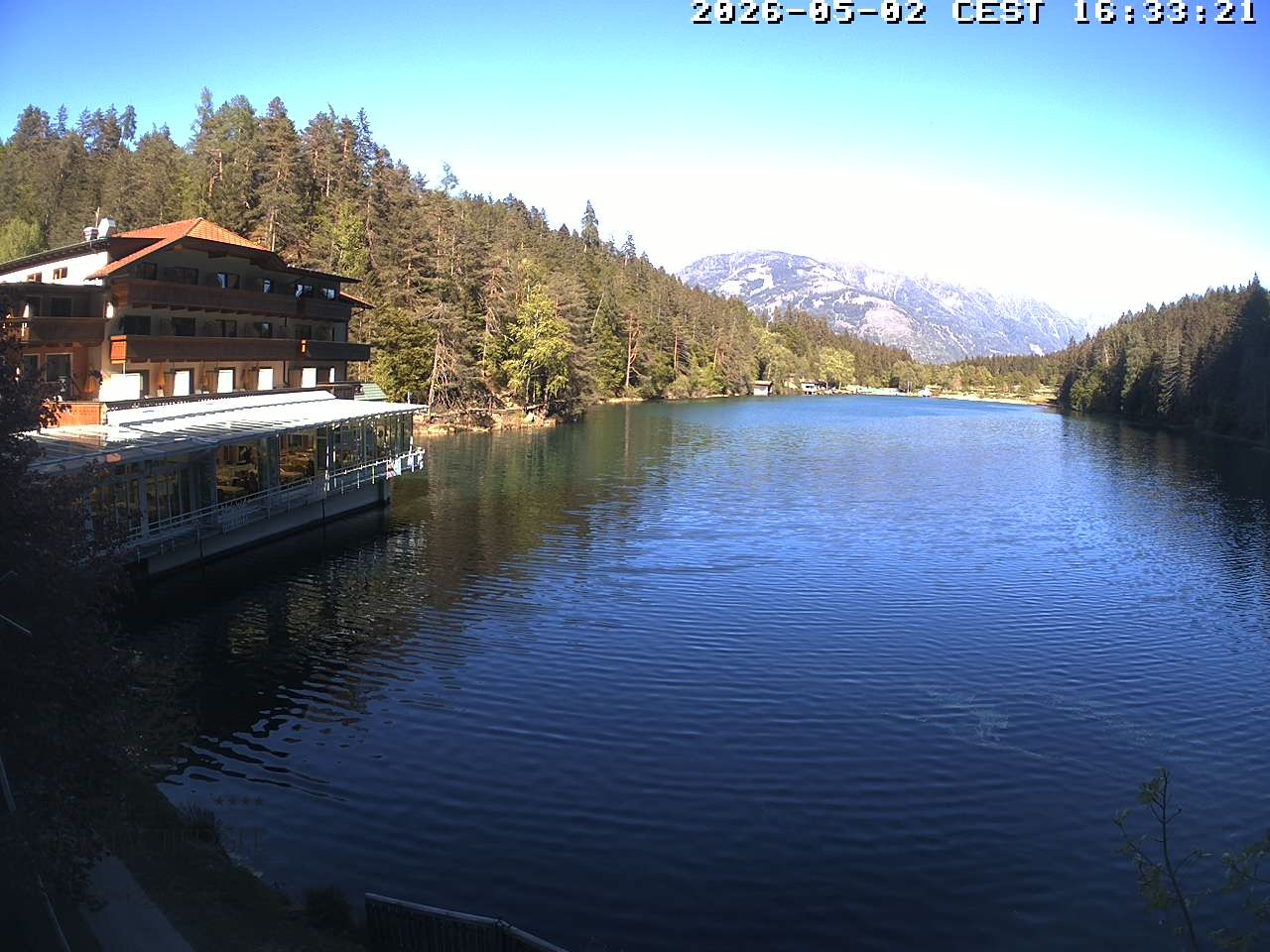 Archiv Foto Webcam Blick über den Tristachersee