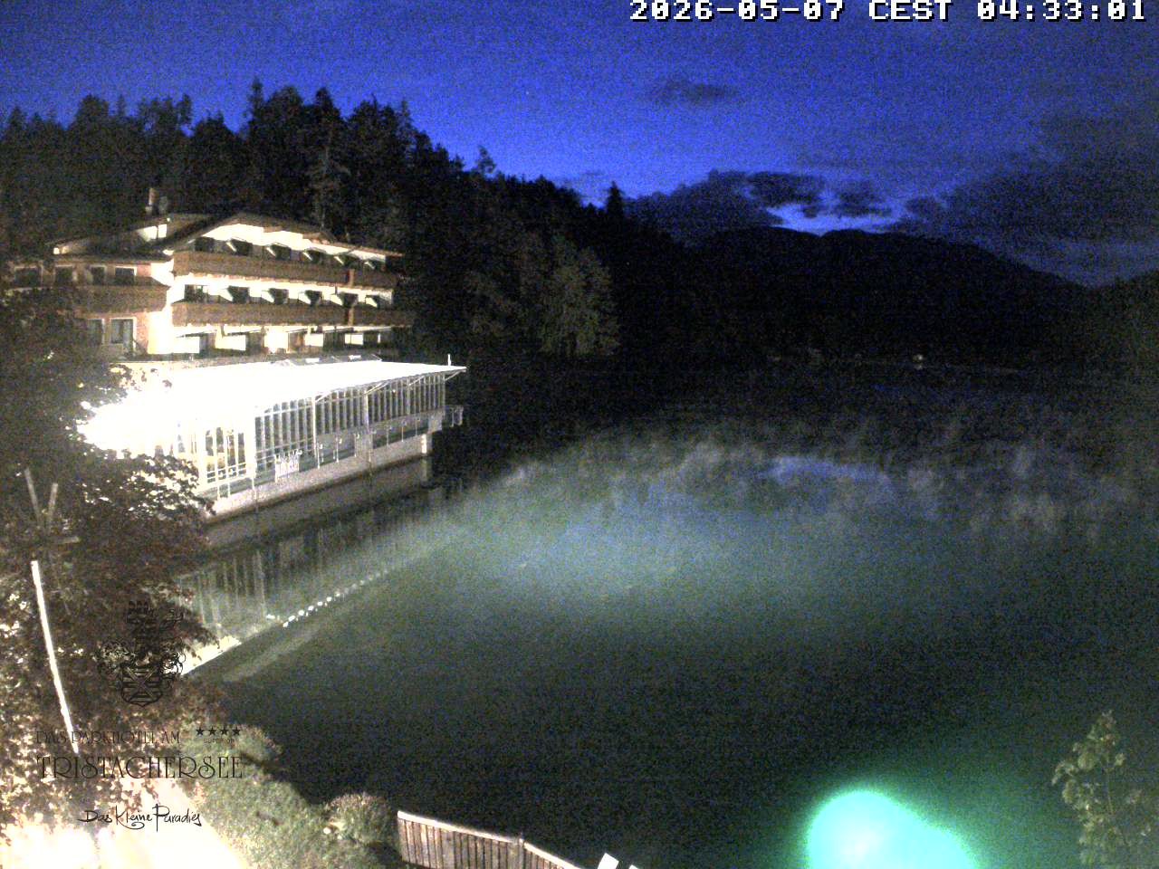 Archiv Foto Webcam Blick über den Tristachersee