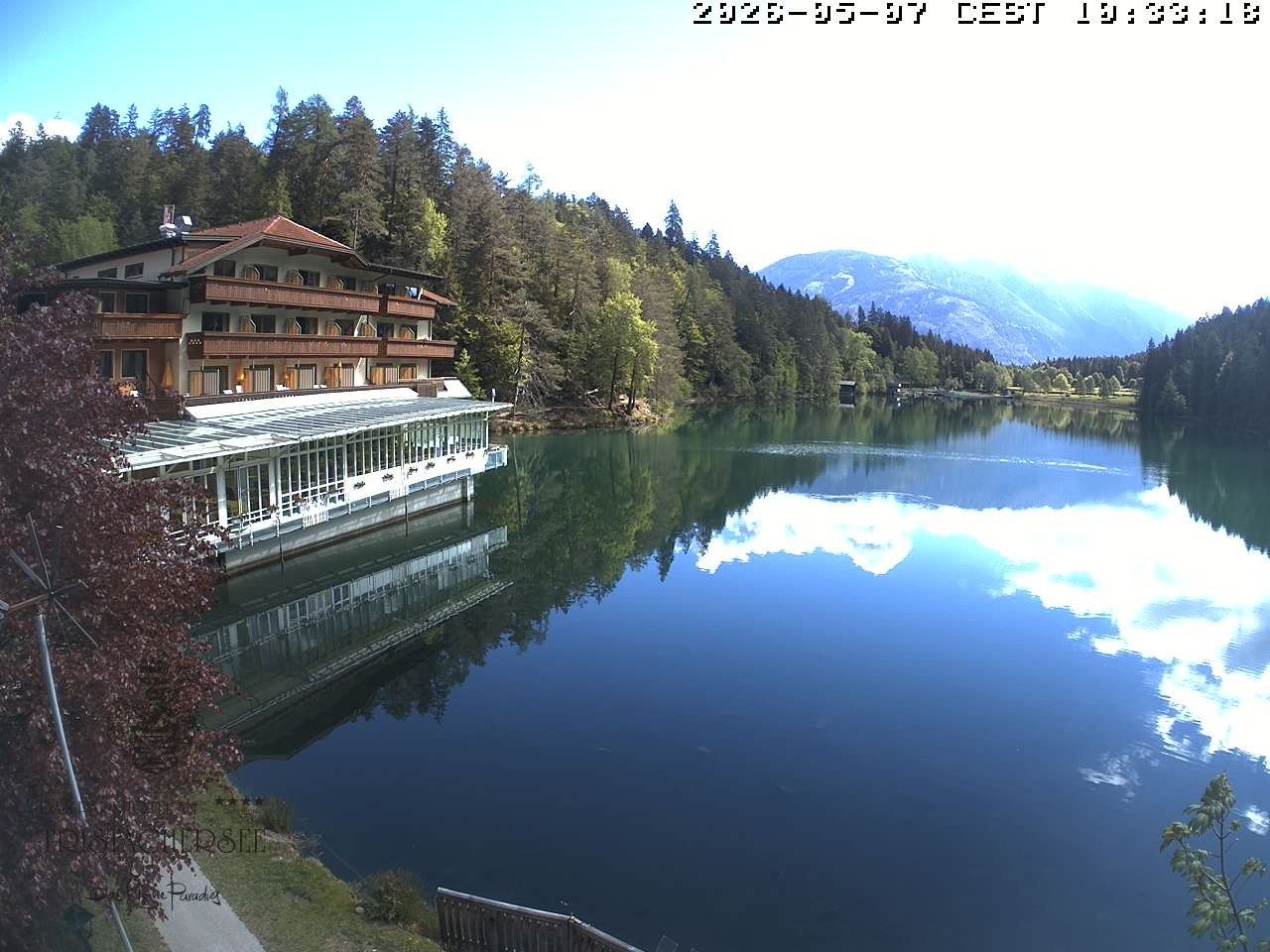 Archiv Foto Webcam Blick über den Tristachersee