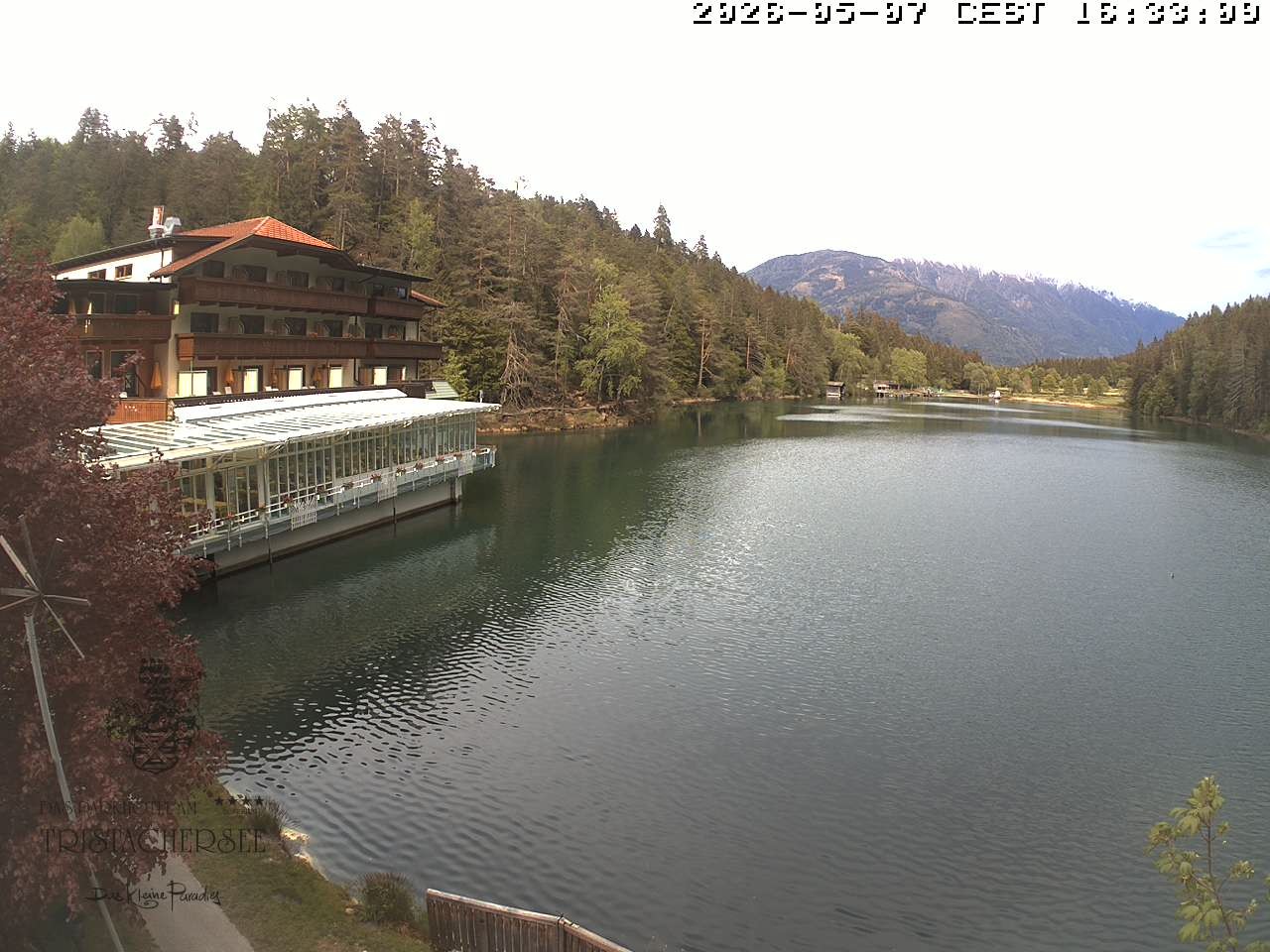 Archiv Foto Webcam Blick über den Tristachersee
