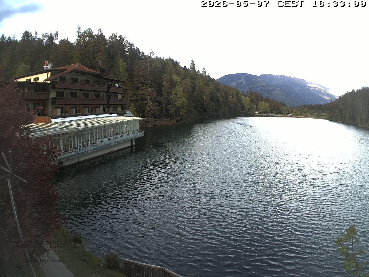 Archiv Foto Webcam Blick über den Tristachersee