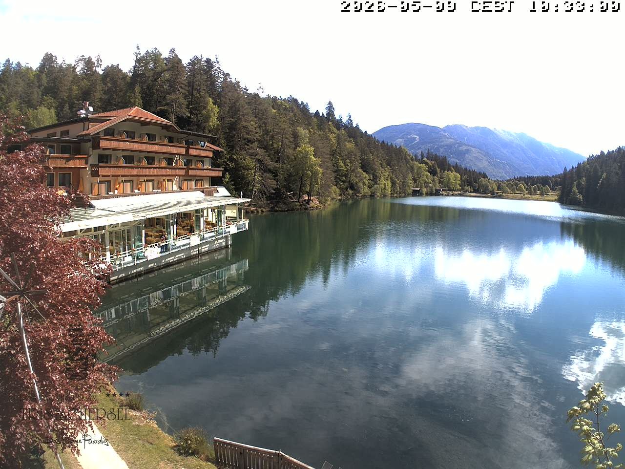 Archiv Foto Webcam Blick über den Tristachersee