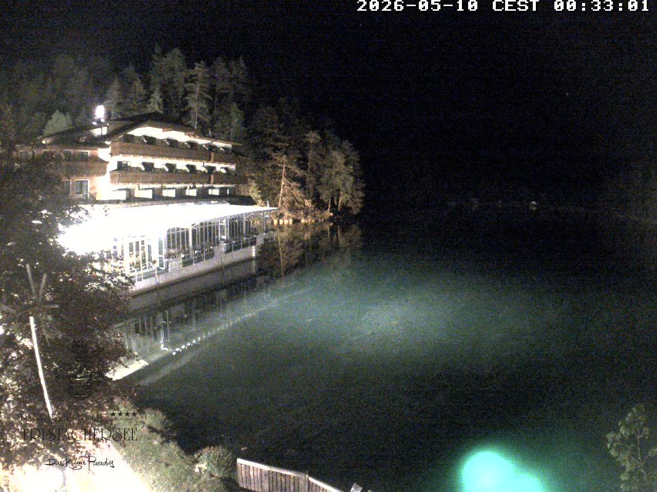 Archiv Foto Webcam Blick über den Tristachersee