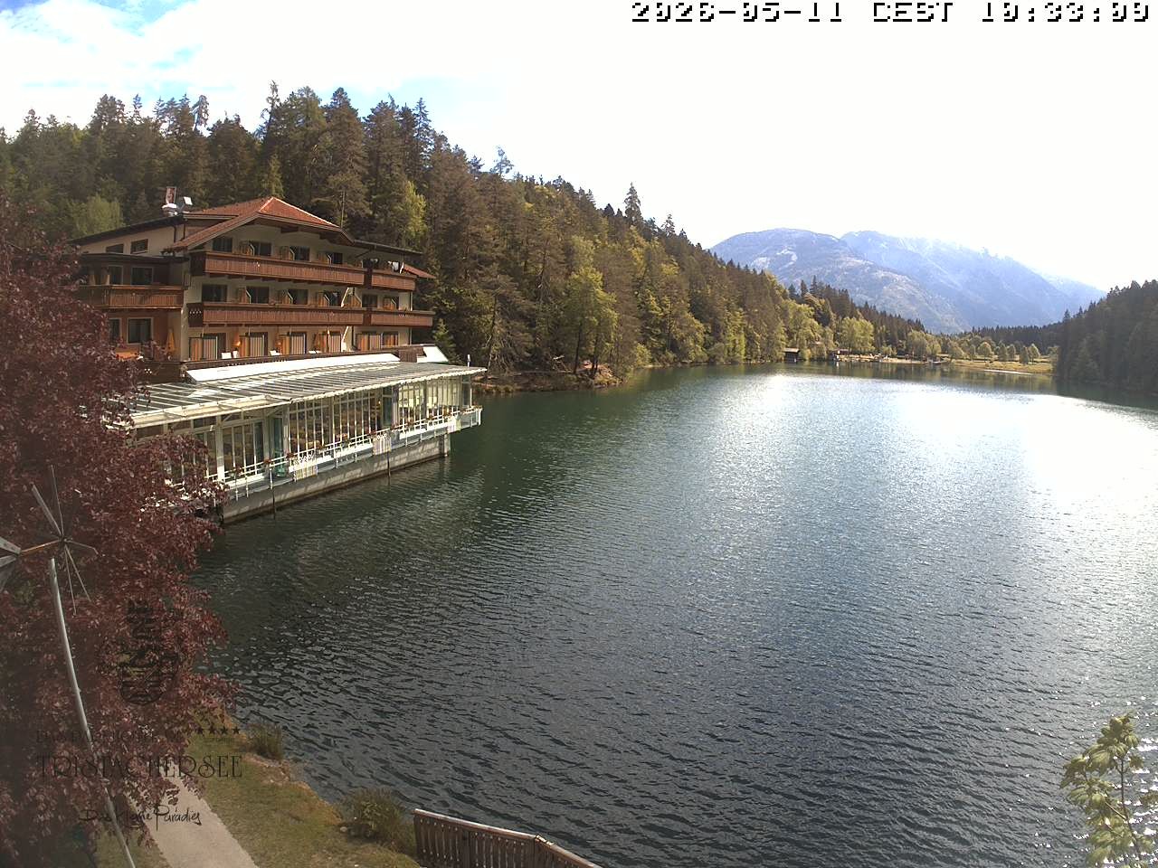 Archiv Foto Webcam Blick über den Tristachersee