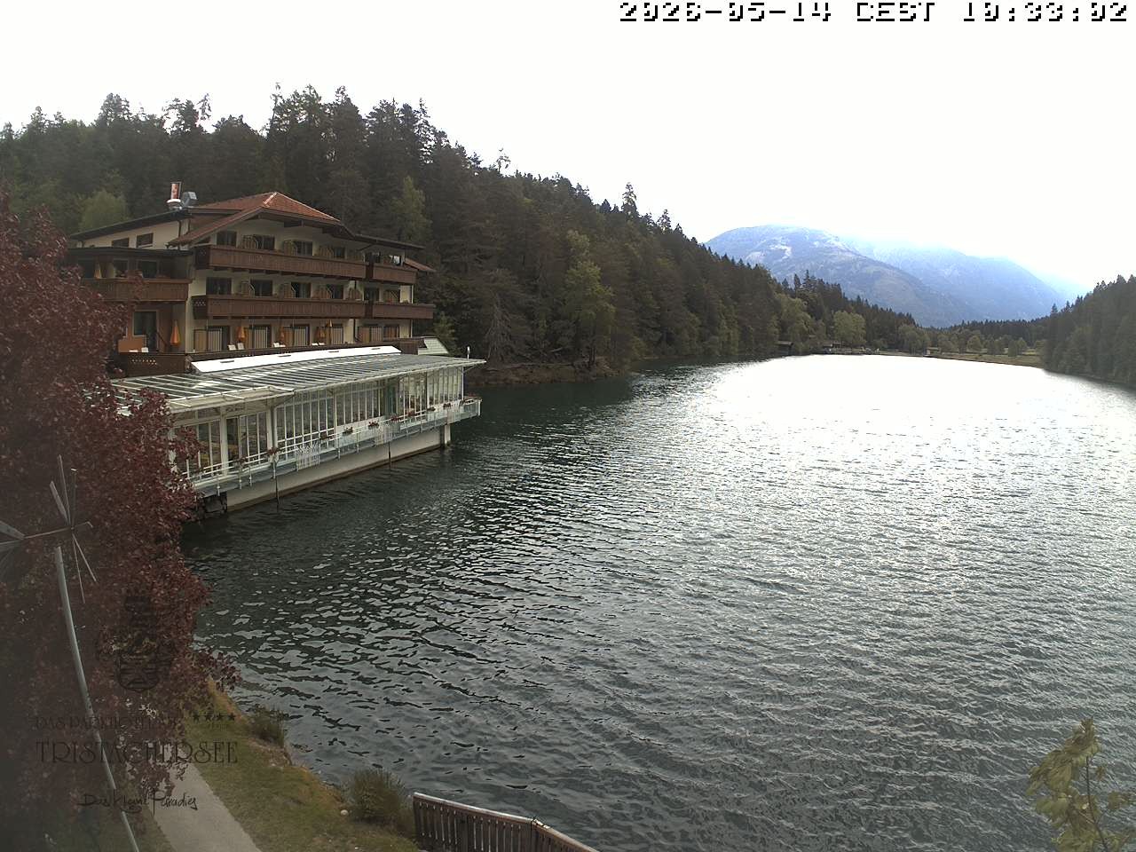 Archiv Foto Webcam Blick über den Tristachersee