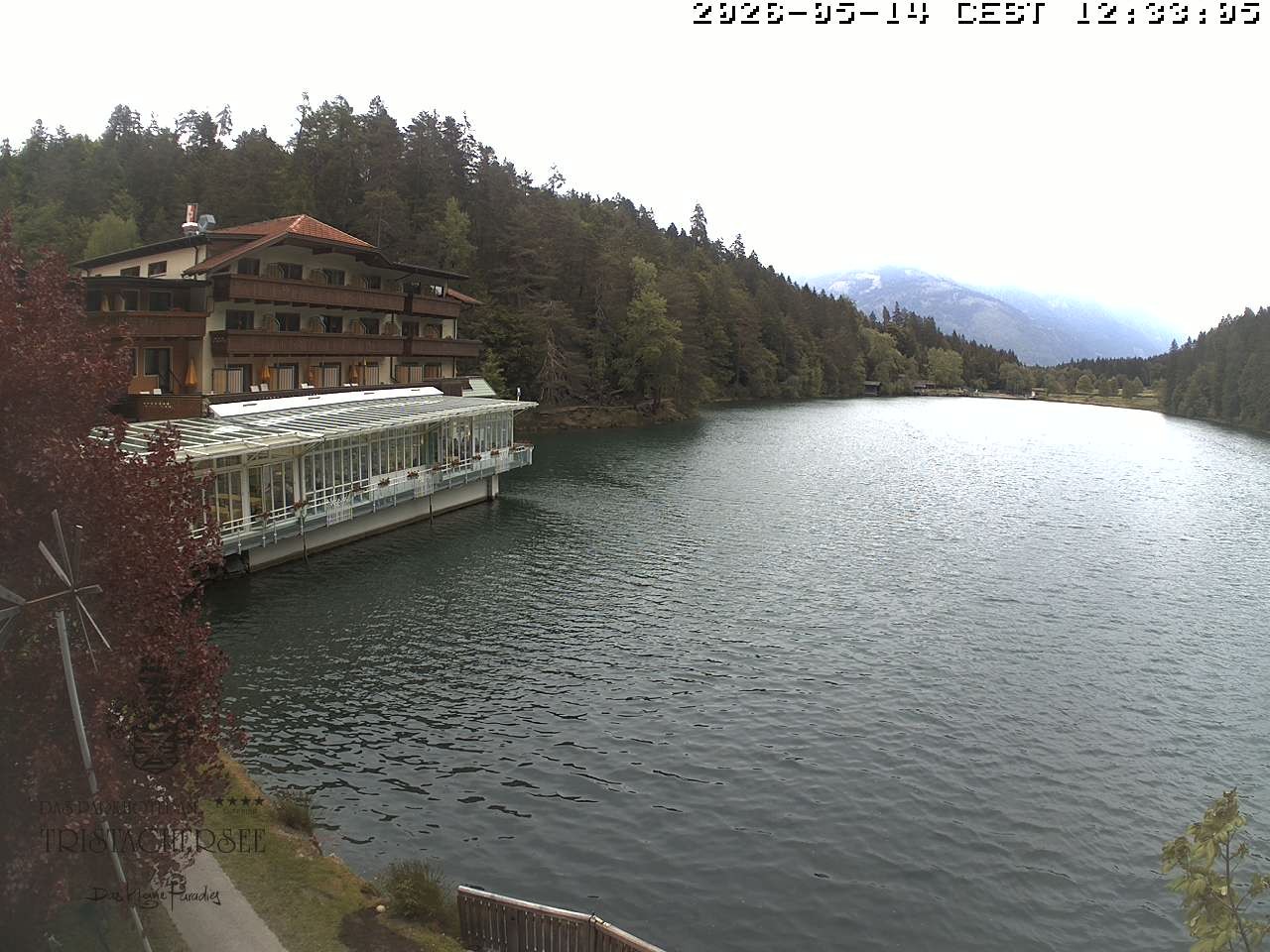 Archiv Foto Webcam Blick über den Tristachersee