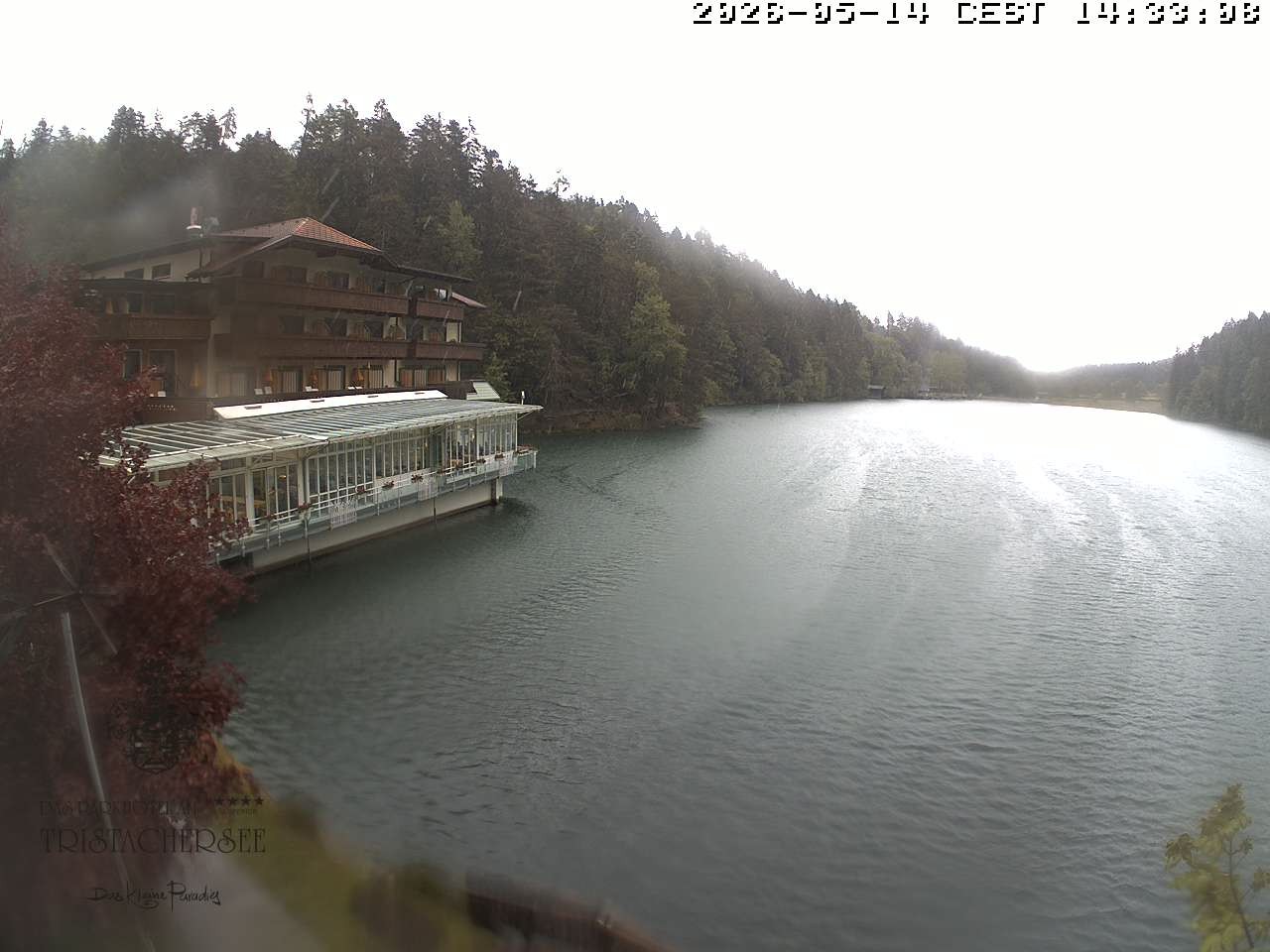 Archiv Foto Webcam Blick über den Tristachersee