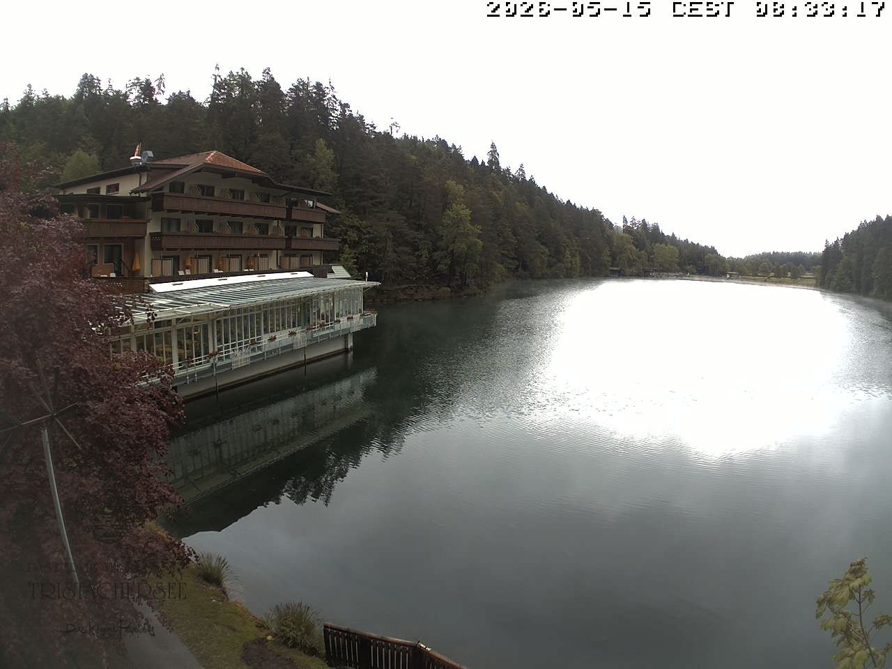 Archiv Foto Webcam Blick über den Tristachersee