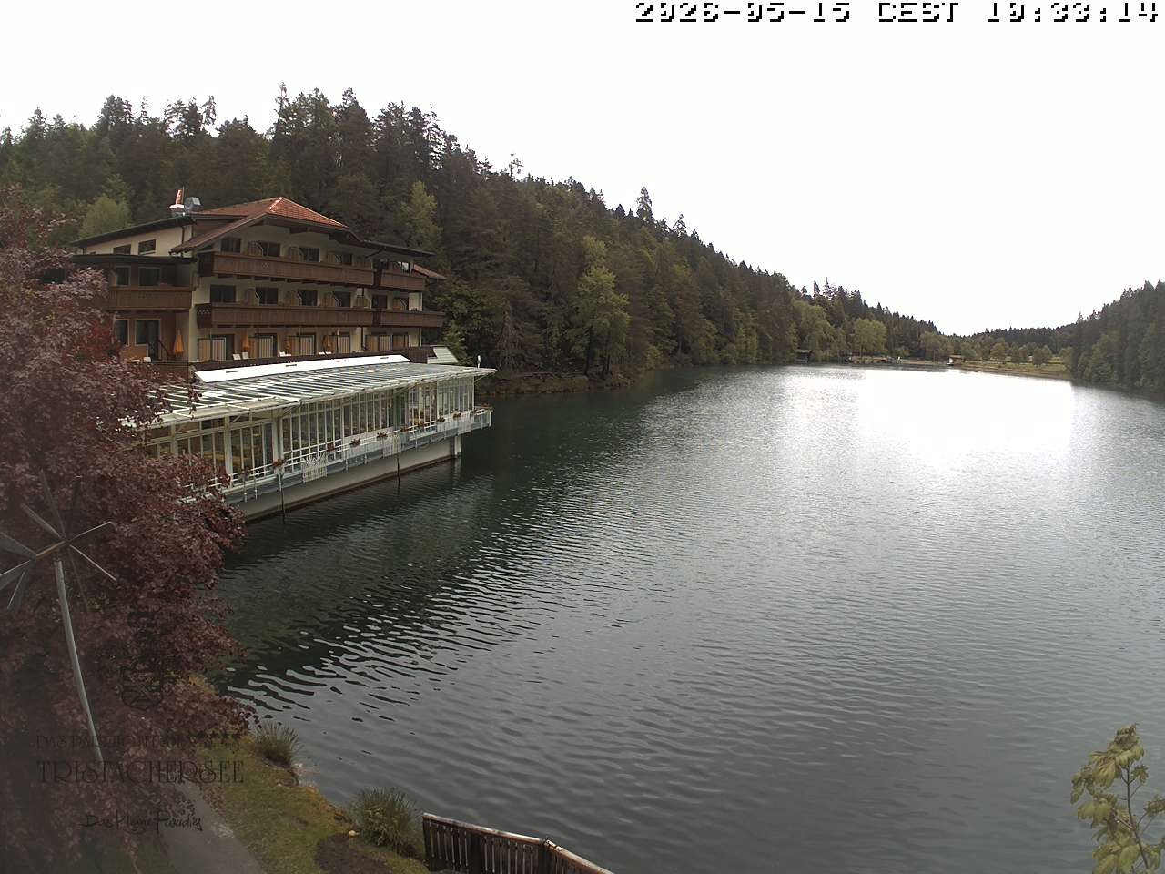 Archiv Foto Webcam Blick über den Tristachersee