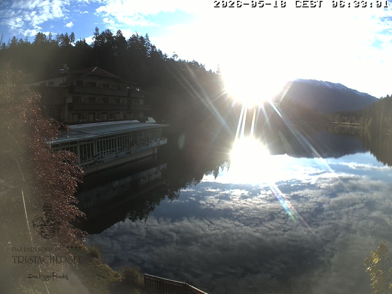 Archiv Foto Webcam Blick über den Tristachersee