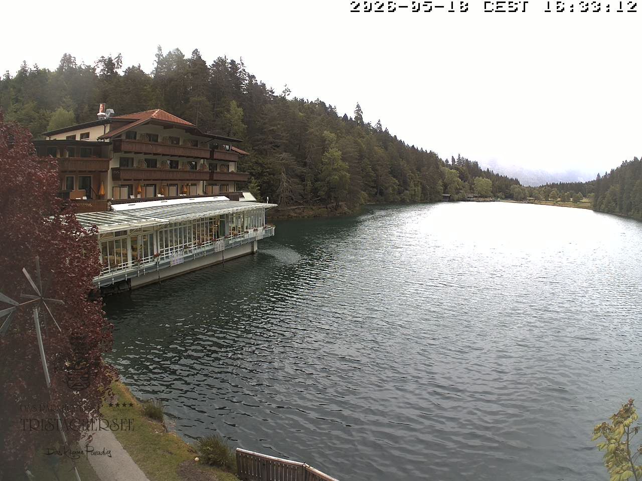 Archiv Foto Webcam Blick über den Tristachersee