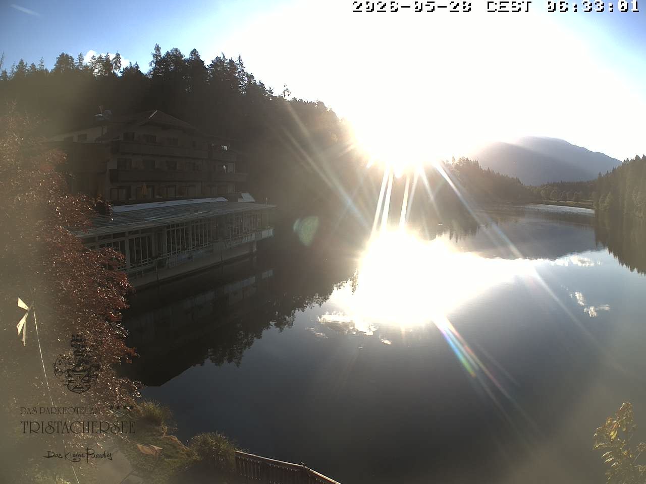Archiv Foto Webcam Blick über den Tristachersee