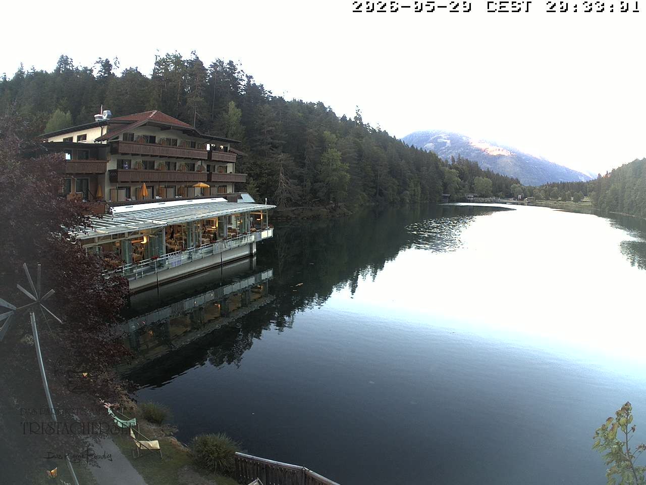 Archived image Webcam View of the Tristachersee
