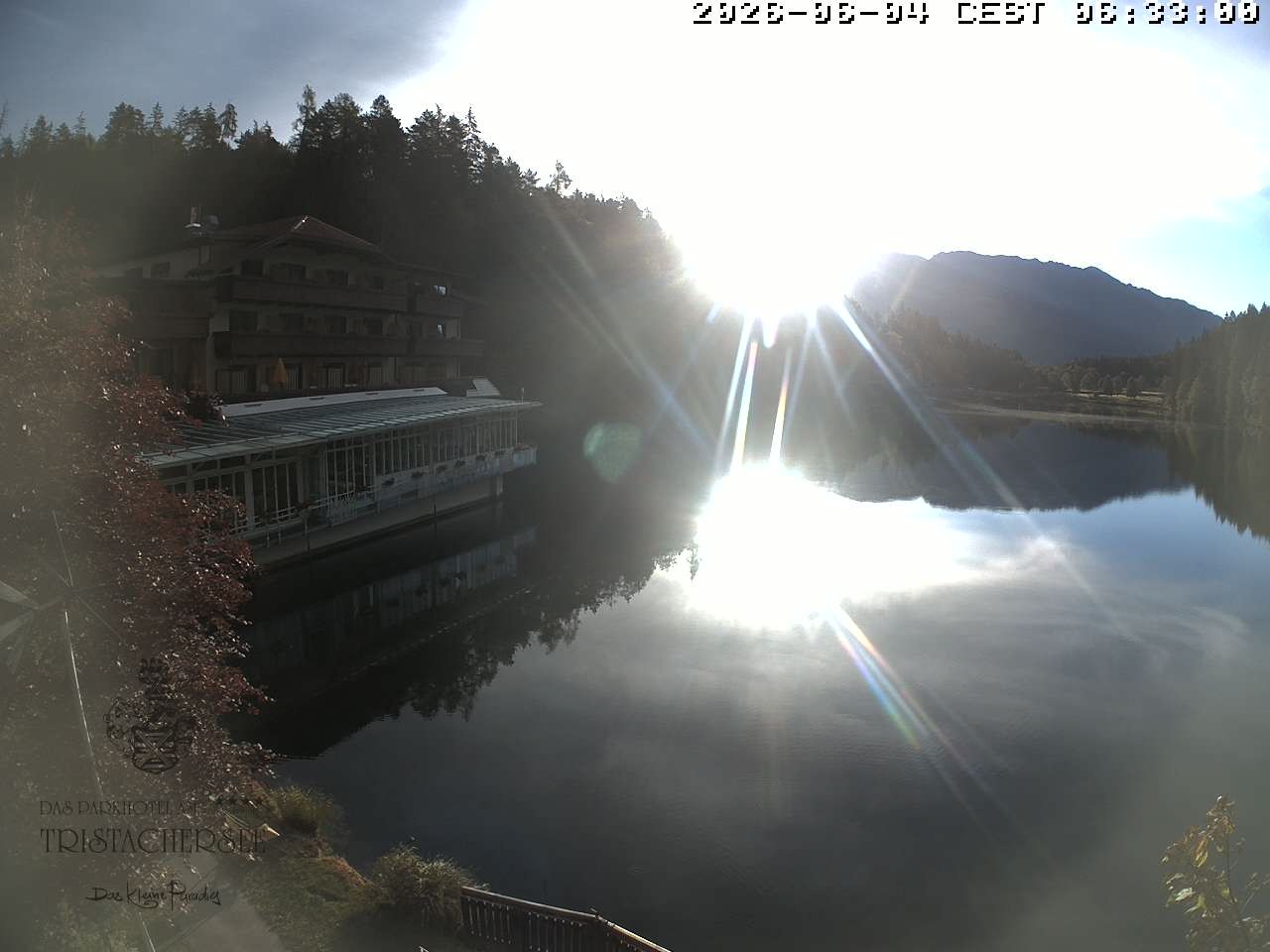 Archiv Foto Webcam Blick über den Tristachersee
