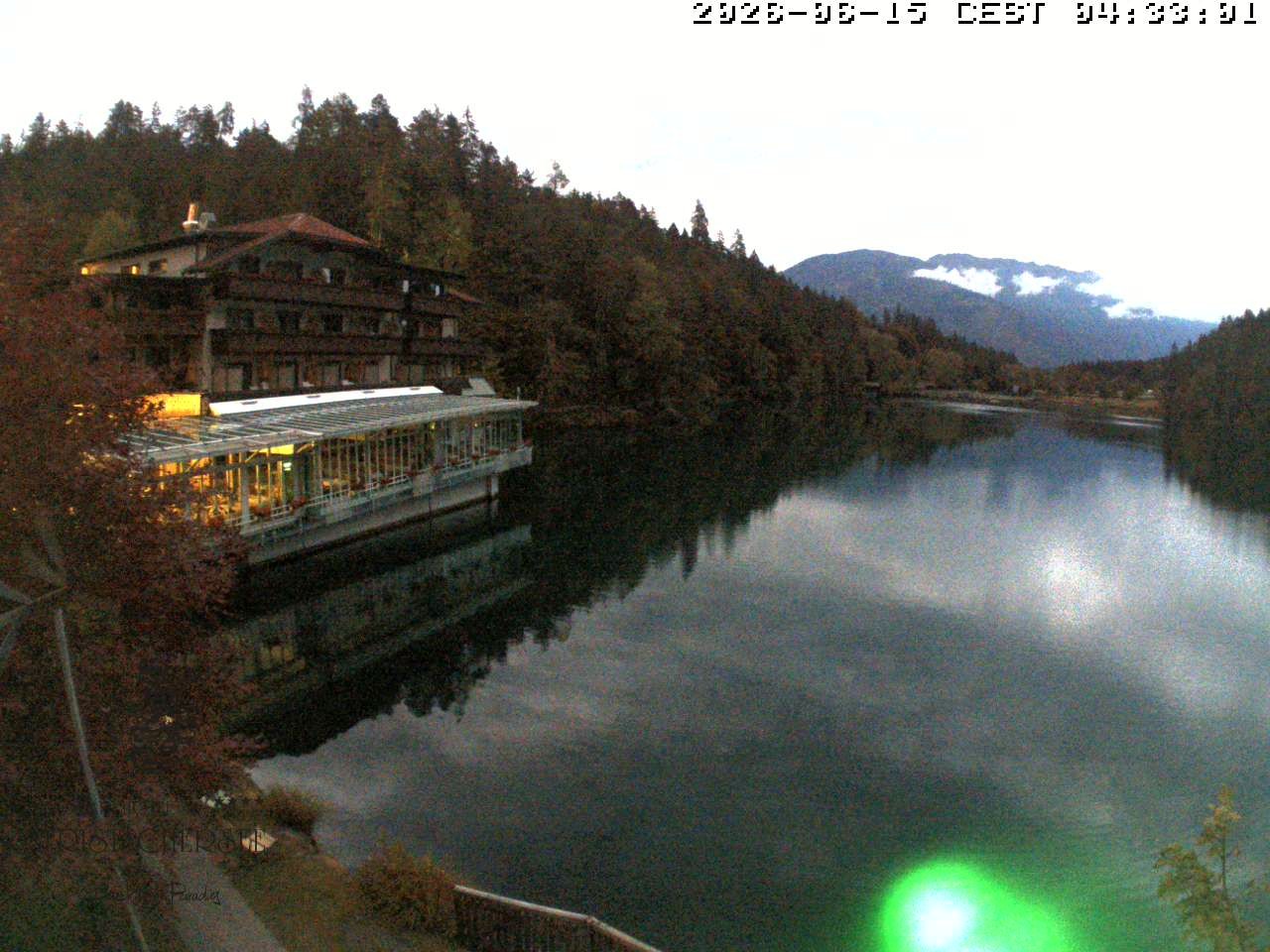 Archiv Foto Webcam Blick über den Tristachersee