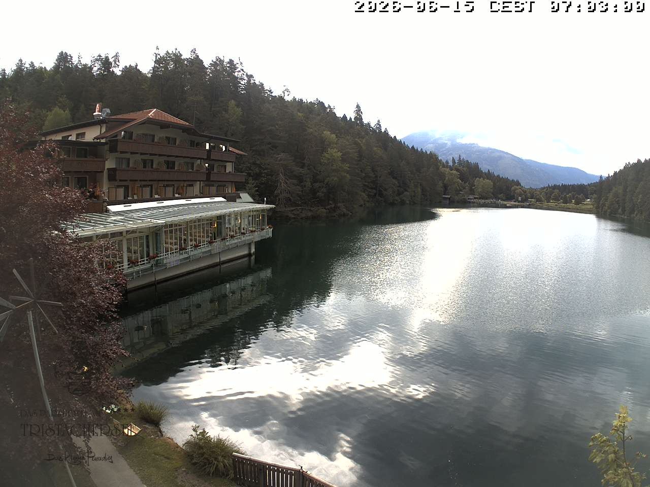 Archiv Foto Webcam Blick über den Tristachersee