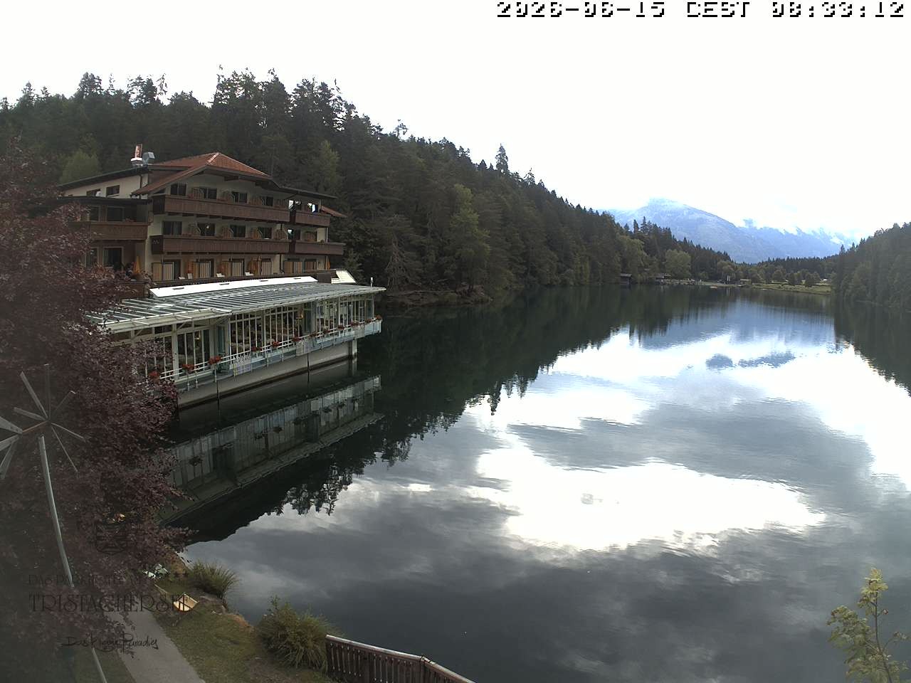 Archiv Foto Webcam Blick über den Tristachersee