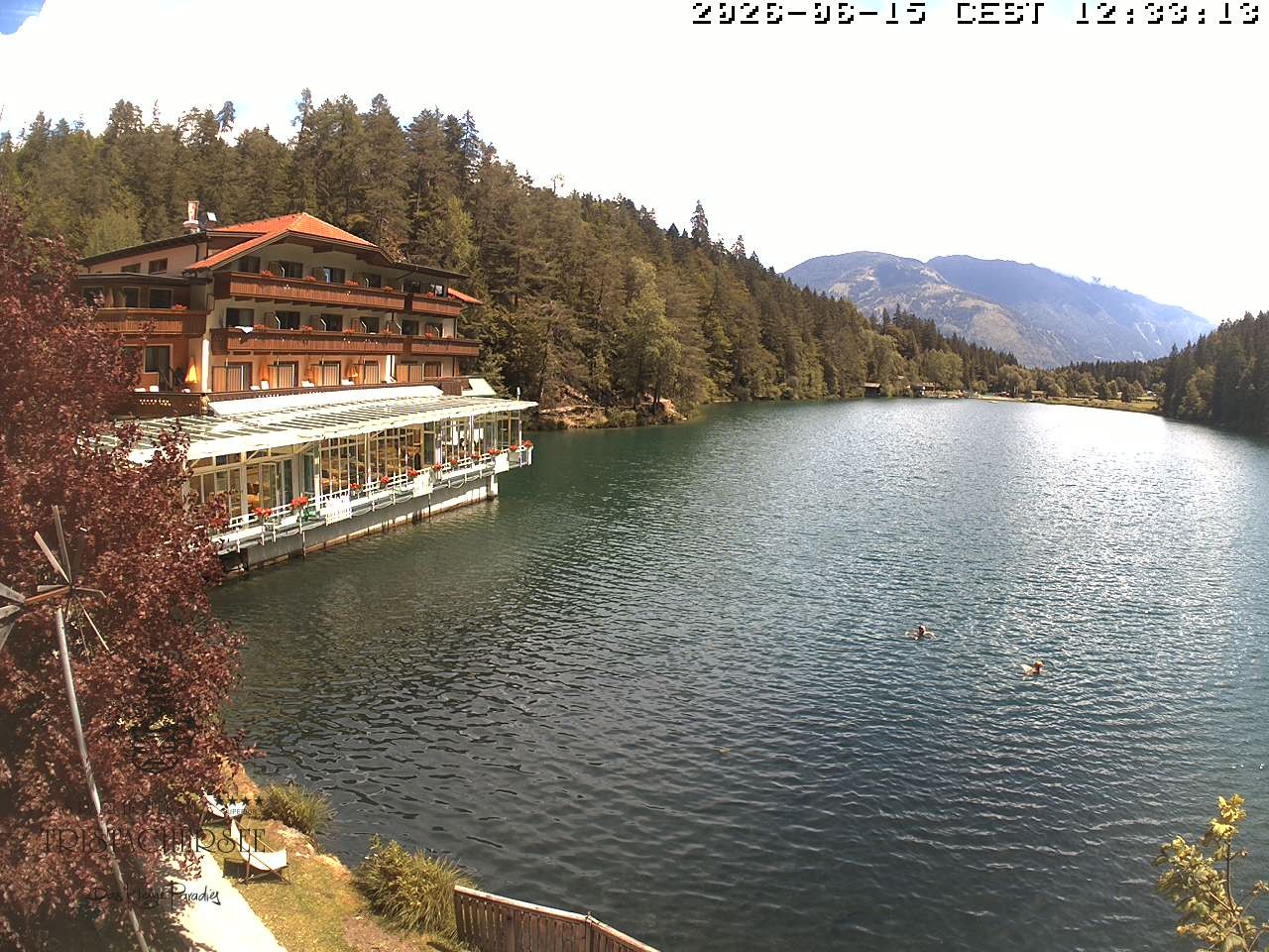 Archiv Foto Webcam Blick über den Tristachersee