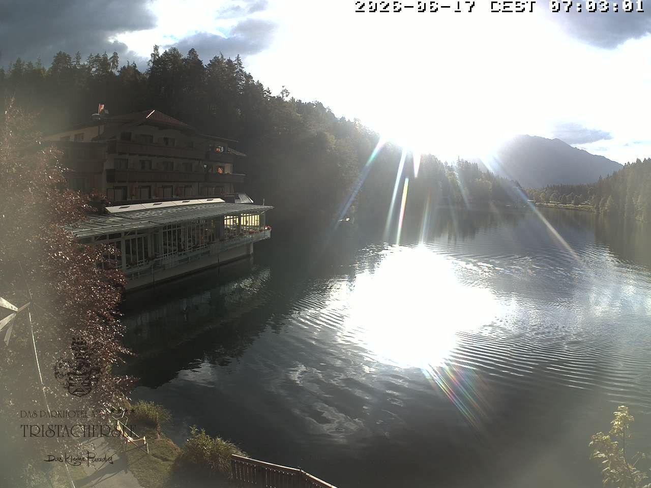 Archived image Webcam View of the Tristachersee