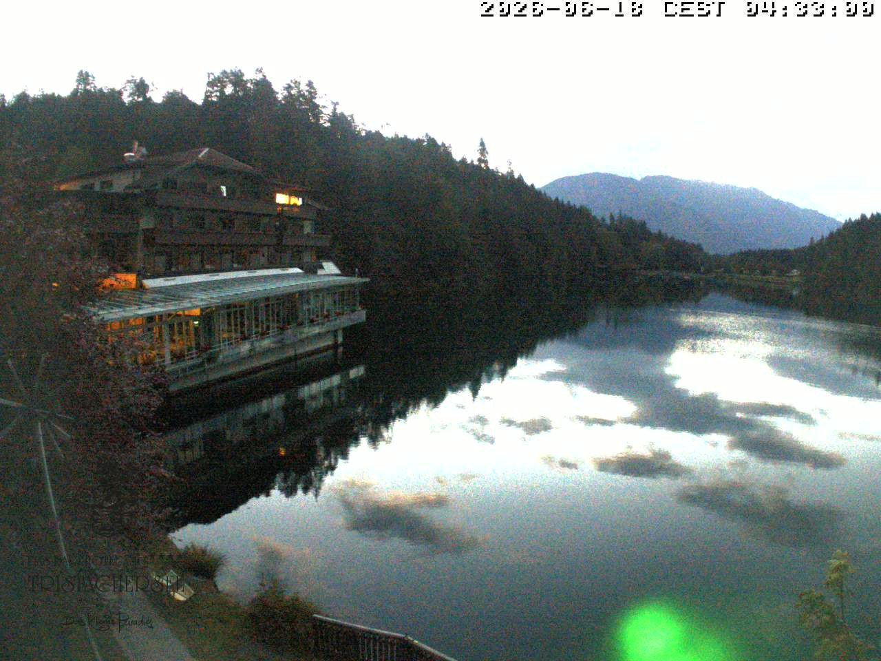 Archiv Foto Webcam Blick über den Tristachersee