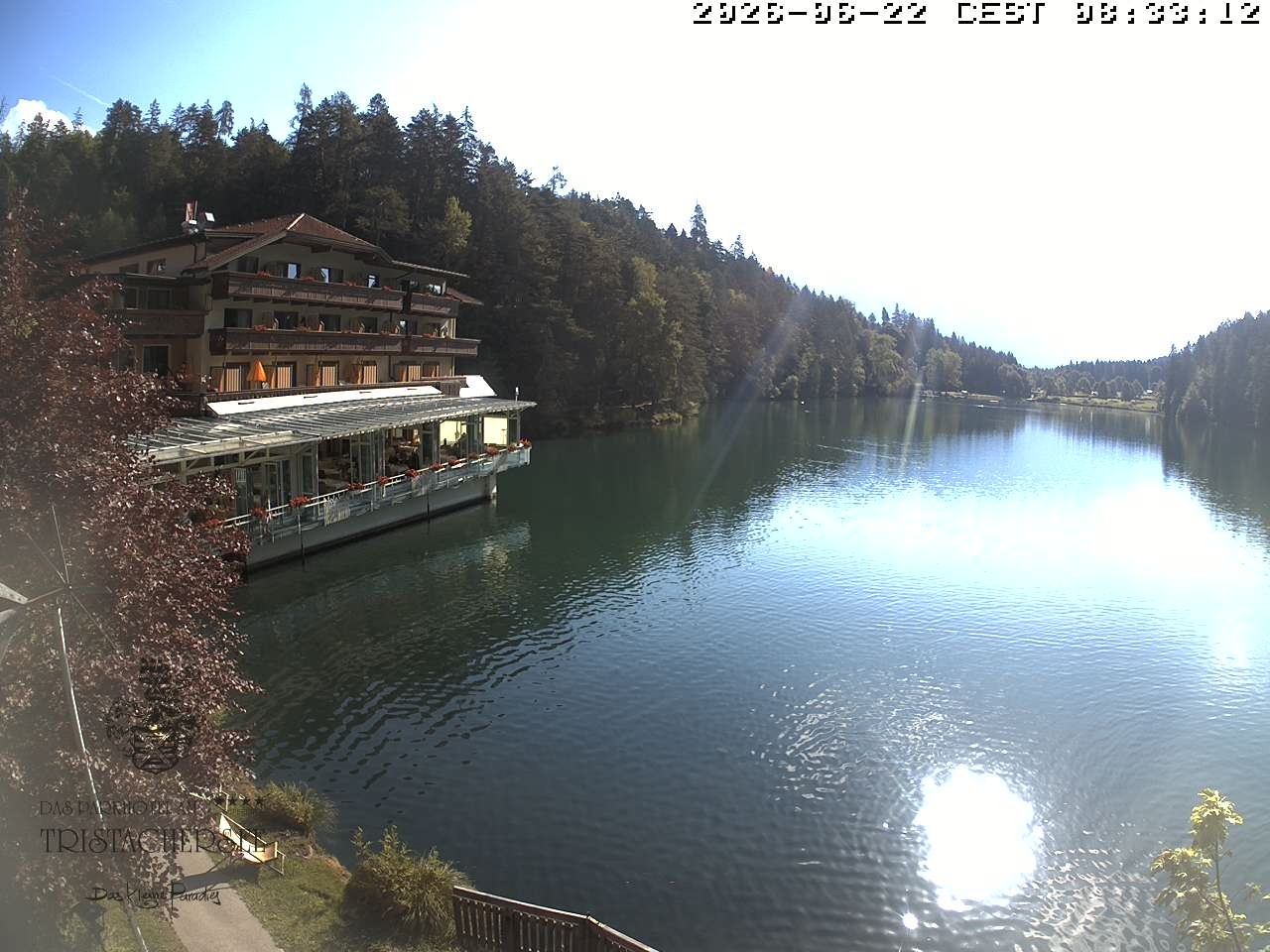 Archiv Foto Webcam Blick über den Tristachersee