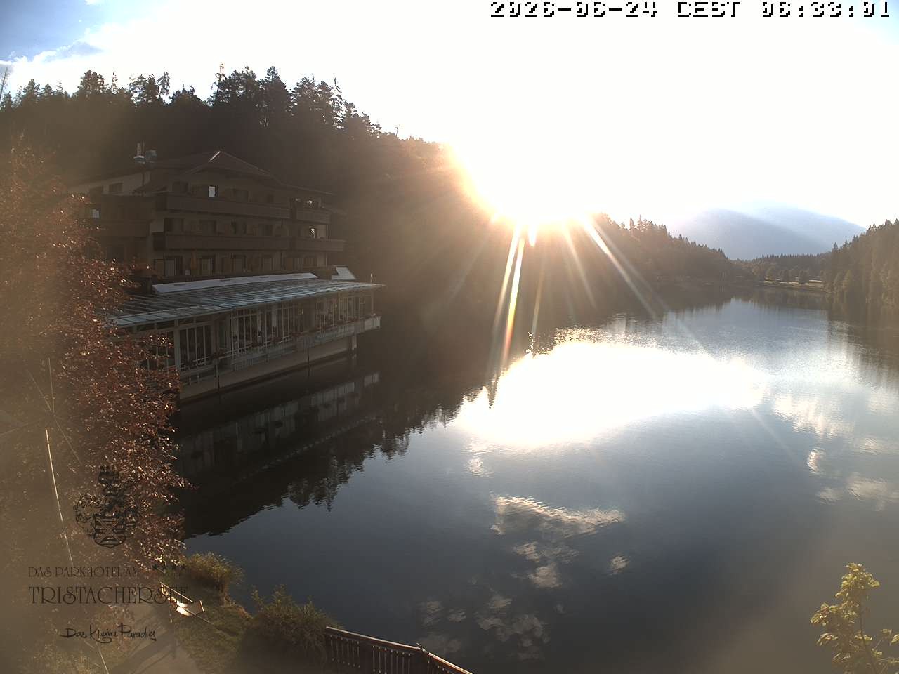 Archiv Foto Webcam Blick über den Tristachersee