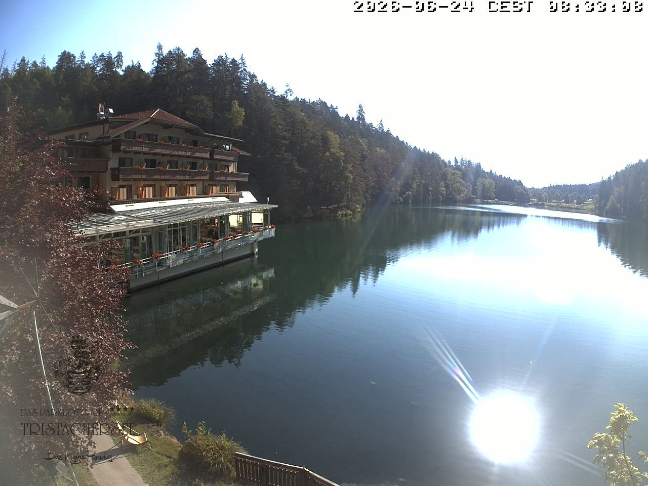 Archiv Foto Webcam Blick über den Tristachersee