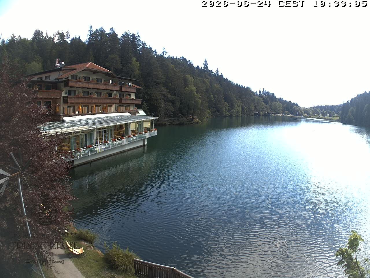 Archiv Foto Webcam Blick über den Tristachersee