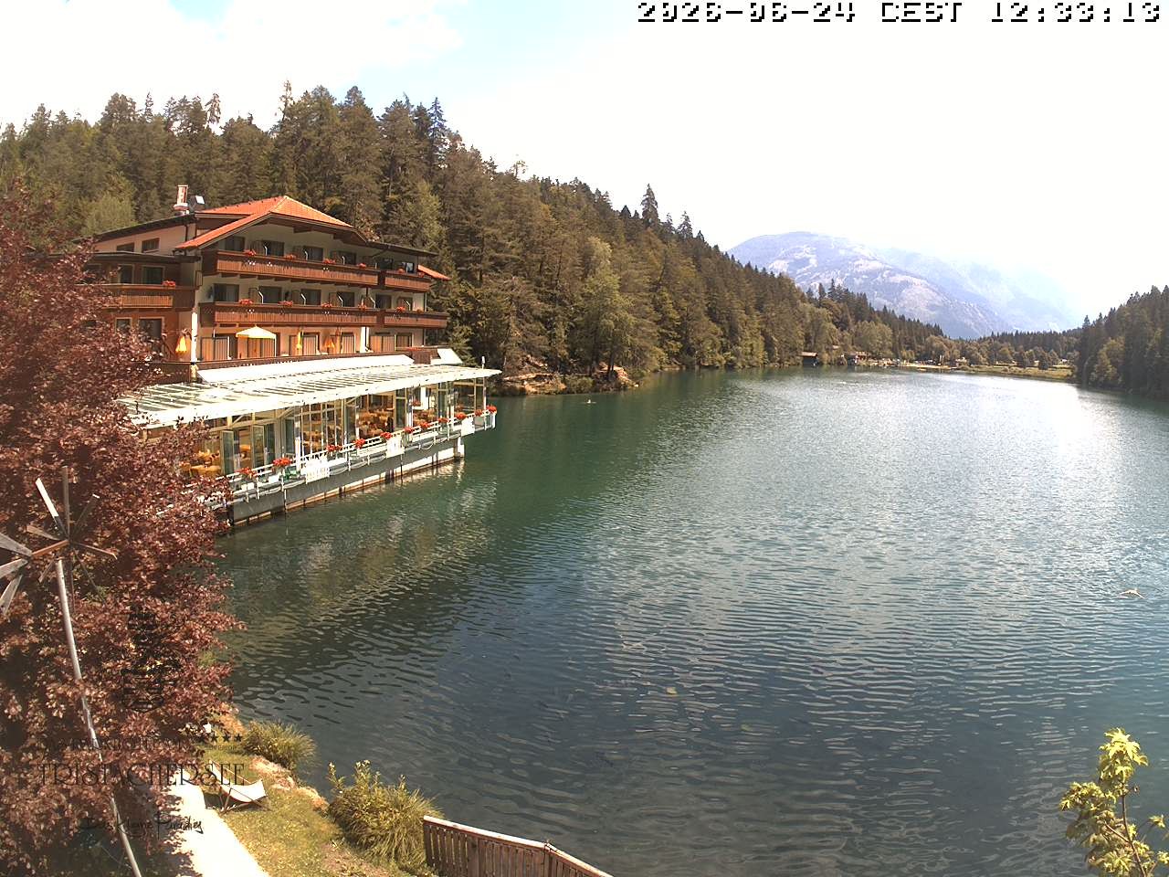 Archiv Foto Webcam Blick über den Tristachersee