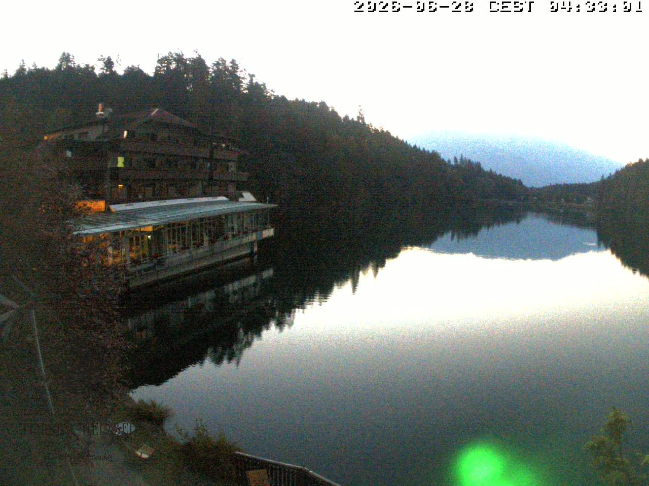 Archiv Foto Webcam Blick über den Tristachersee