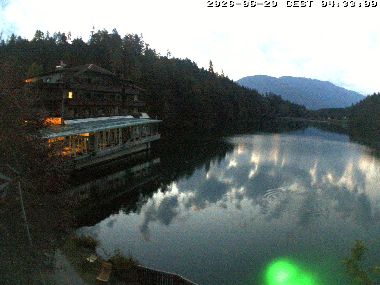 Archiv Foto Webcam Blick über den Tristachersee