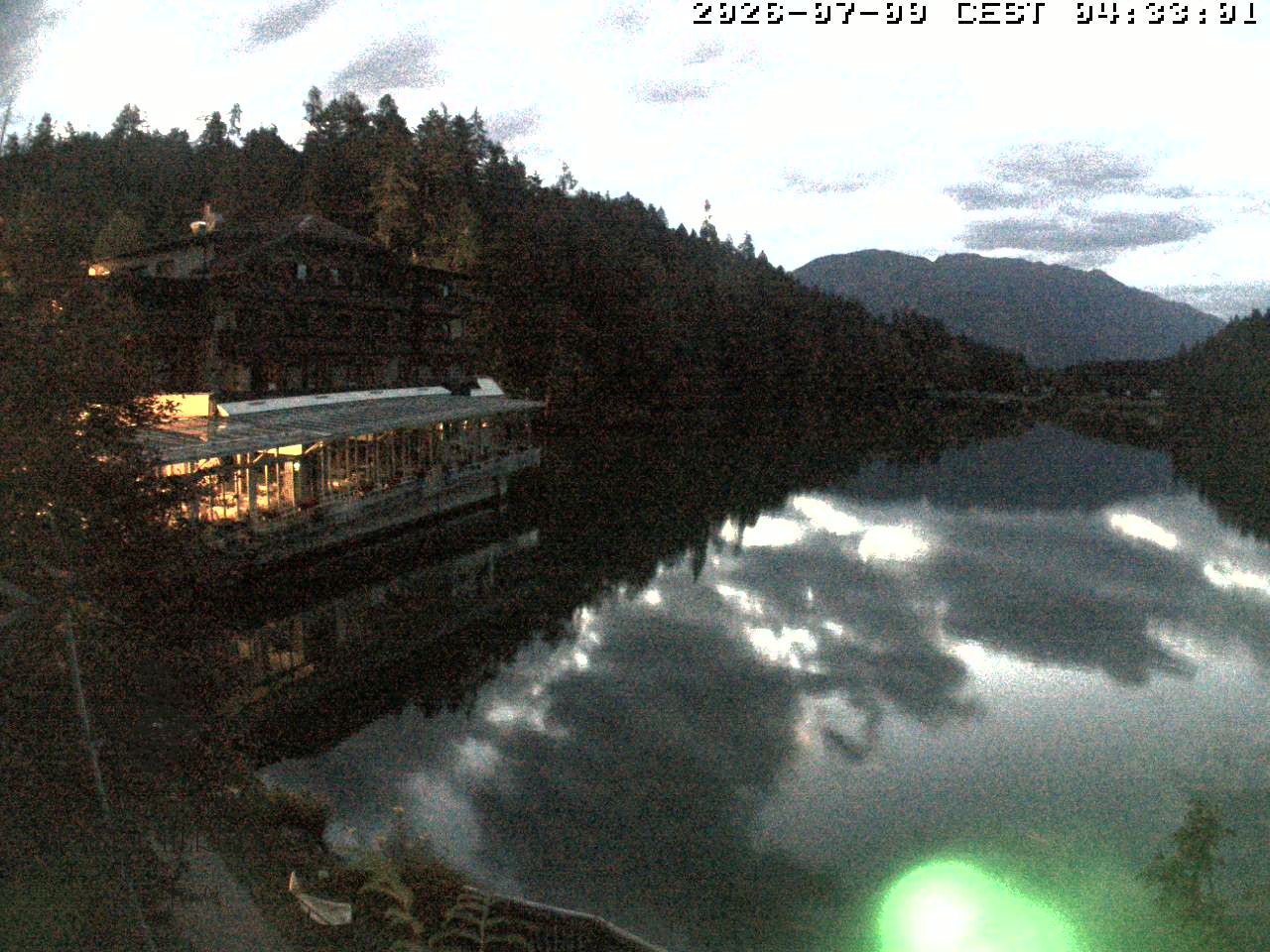 Archiv Foto Webcam Blick über den Tristachersee