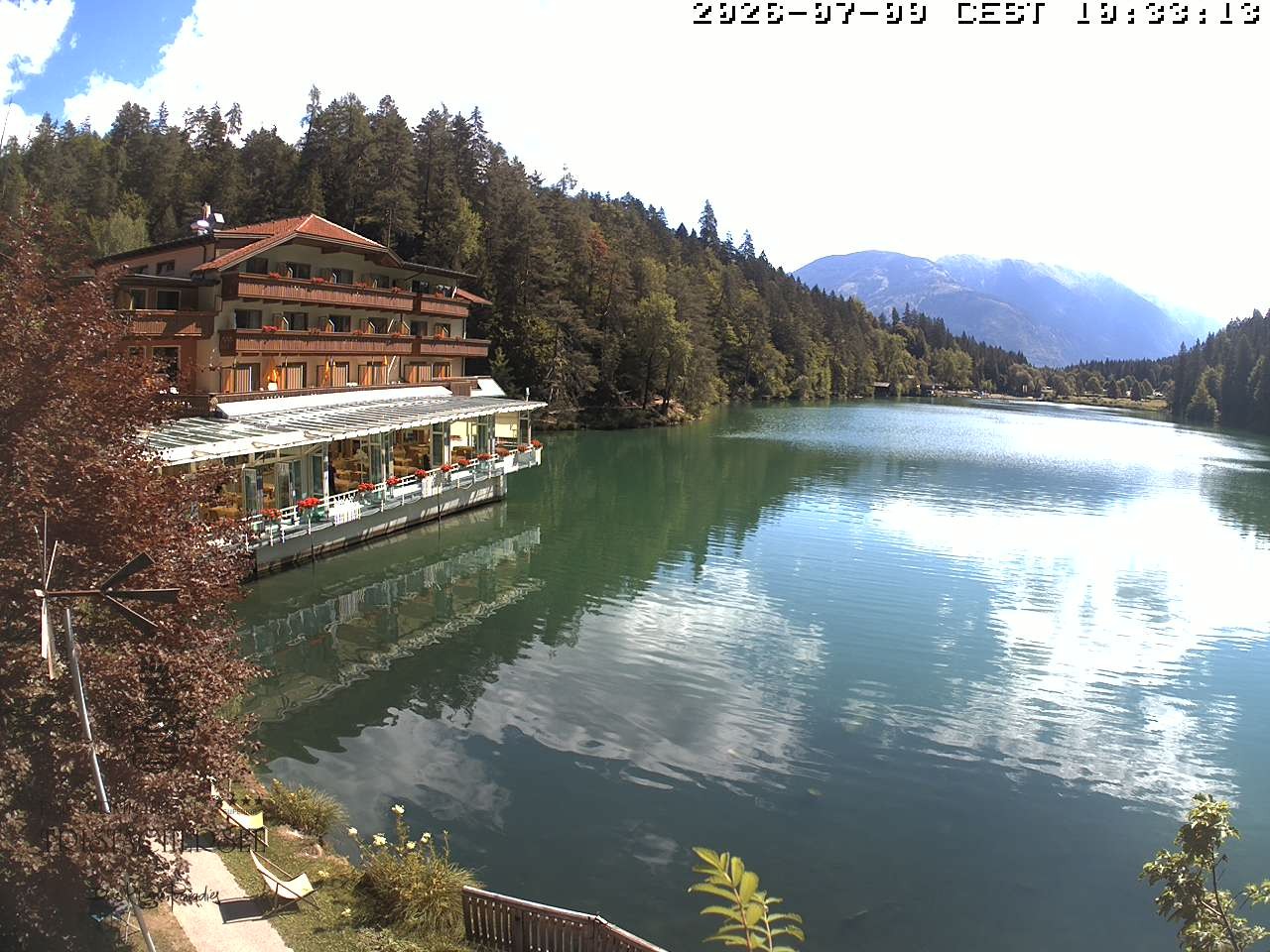 Archiv Foto Webcam Blick über den Tristachersee