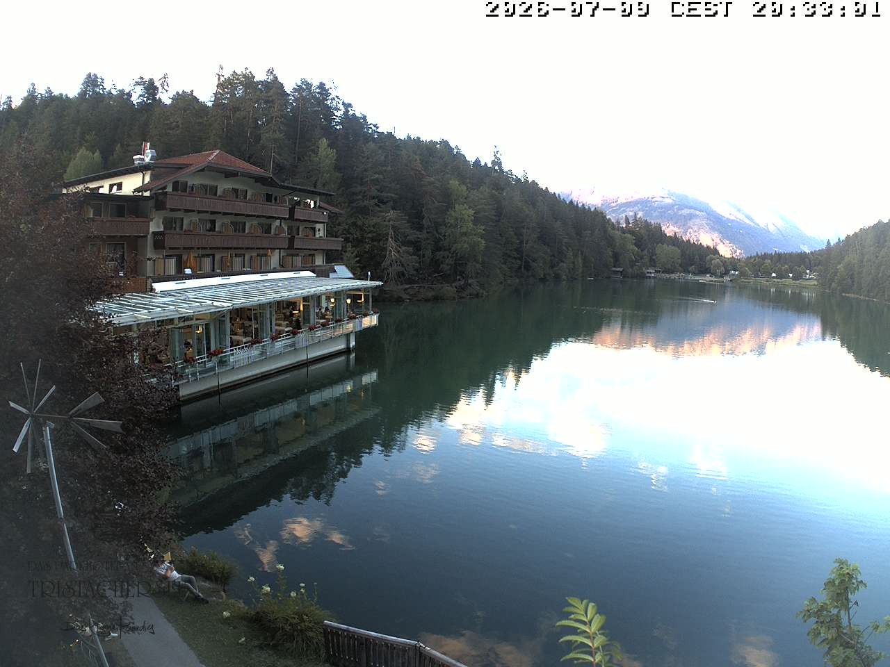 Archived image Webcam View of the Tristachersee