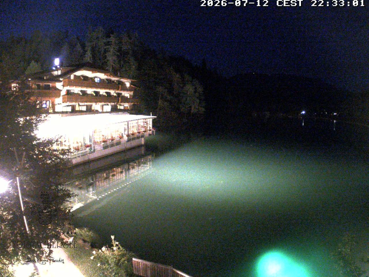 Archiv Foto Webcam Blick über den Tristachersee