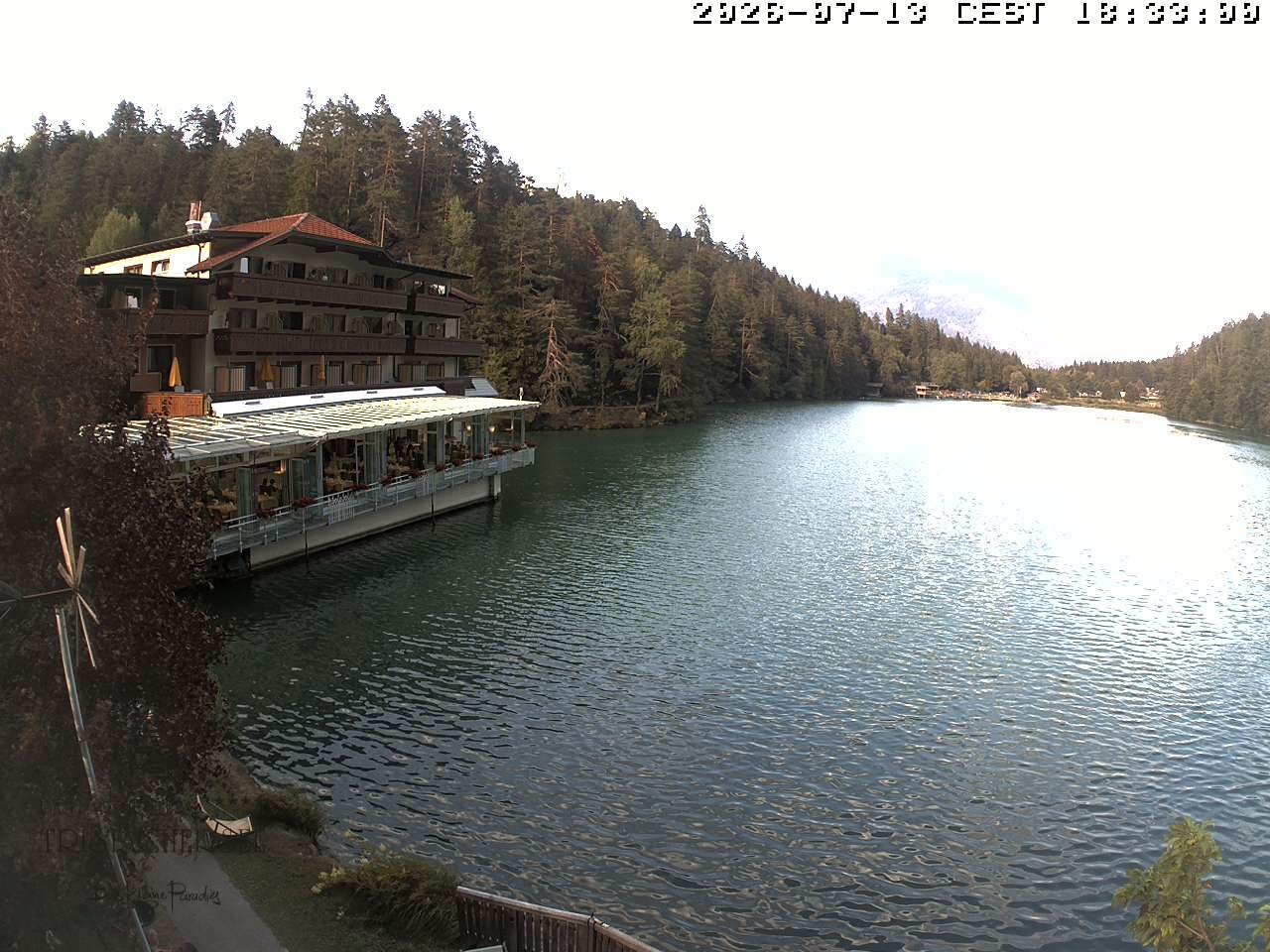 Archiv Foto Webcam Blick über den Tristachersee
