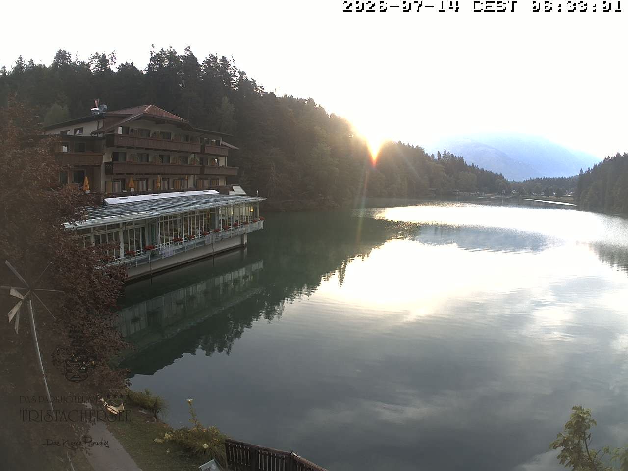 Archived image Webcam View of the Tristachersee