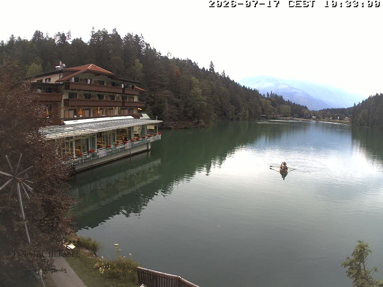 Archiv Foto Webcam Blick über den Tristachersee